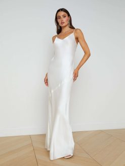 L'AGENCE Robe Nuisette En Soie Serita