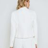 L'AGENCE Blazer En Tweed A Sequins Ecarlate