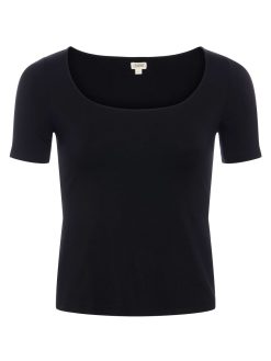 L'AGENCE T-Shirt A Col En U Alva