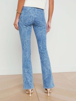 L'AGENCE Jean Bootcut Imprime Stassi