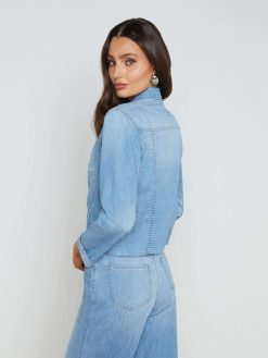 L'AGENCE Veste En Jean Janelle