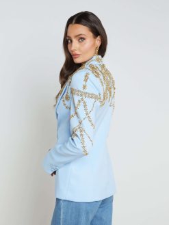 L'AGENCE Blazer Orne De Cristaux Clementine