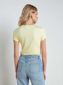 L'AGENCE T-Shirt Ajuste Ressi