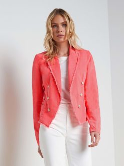 L'AGENCE Blazer En Jean Wayne