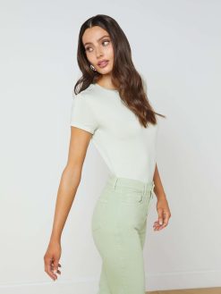 L'AGENCE T-Shirt Ajuste Ressi