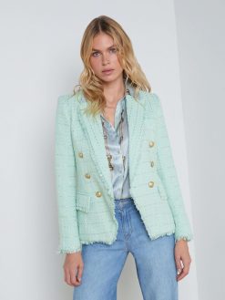 L'AGENCE Blazer A Franges Kenzie
