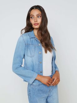 L'AGENCE Veste En Jean Janelle