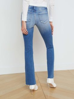 L'AGENCE Jean A Jambe Droite Et Taille Basse Sneeki