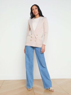 L'AGENCE Blazer Boyfriend En Tricot Eileen