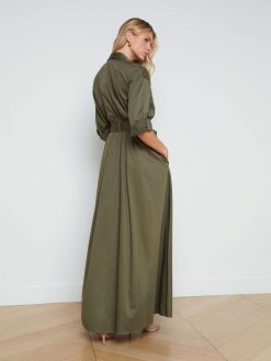L'AGENCE Robe En Popeline Cammi