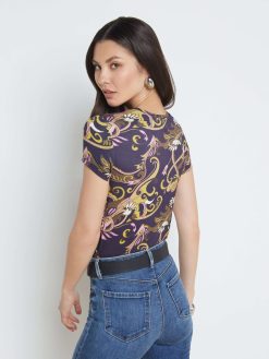 L'AGENCE T-Shirt Ajuste Ressi