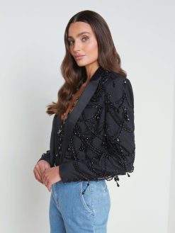 L'AGENCE Blazer Court Perle Jen