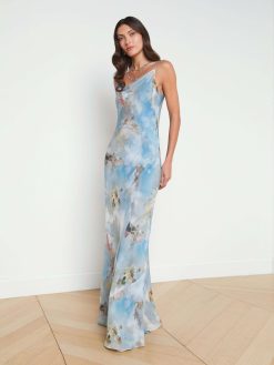 L'AGENCE Robe Christine En Soie