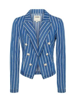 L'AGENCE Blazer En Jean Raye Wayne