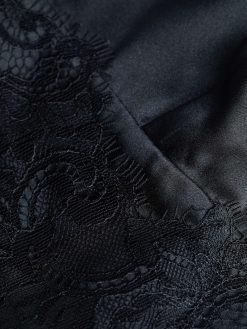 L'AGENCE Haut Soutien-Gorge A Bordure En Dentelle En Soie Kelvis
