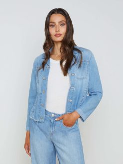 L'AGENCE Veste En Jean Janelle