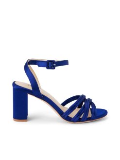 L'AGENCE Sandale A Talon Bloc En Satin Acelynn