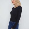 L'AGENCE T-Shirt A Col Rond En Coton Benny