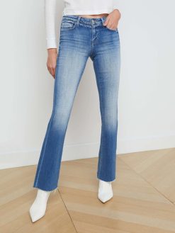 L'AGENCE Jean A Jambe Droite Et Taille Basse Sneeki