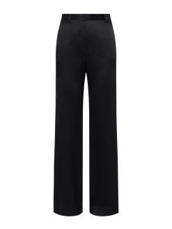 L'AGENCE Pantalon A Jambe Large En Soie Pilar