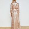 L'AGENCE Robe Chemise A Sequins Cameron