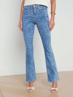 L'AGENCE Jean Bootcut Imprime Stassi