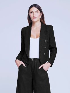 L'AGENCE Blazer En Lin Wayne