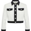 L'AGENCE Veste En Jean Contrastee Koda