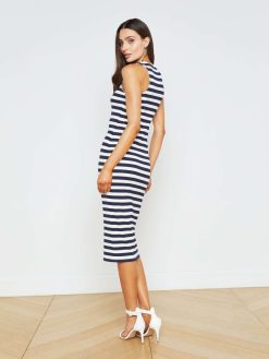 L'AGENCE Robe Mi-Longue Sans Manches Nura