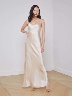L'AGENCE Robe Nuisette En Soie Serita