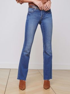 L'AGENCE Jean A Jambe Droite Et Taille Basse Sneeki