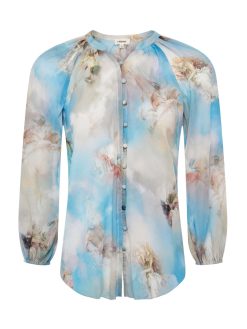 L'AGENCE Blouse A Manches Bouffantes Teagan