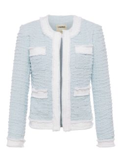 L'AGENCE Veste En Jean Agnes Tweed