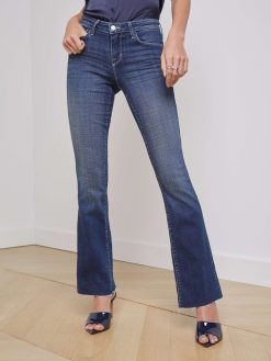 L'AGENCE Jean A Jambe Droite Et Taille Basse Sneeki
