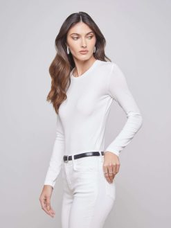 L'AGENCE T-Shirt A Manches Longues Tess