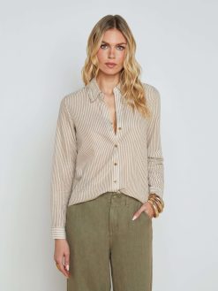 L'AGENCE Blouse Rayee Laurent
