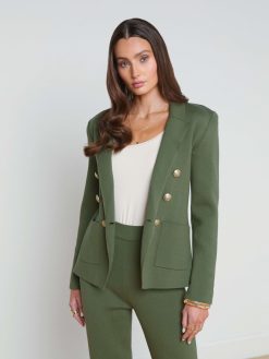 L'AGENCE Blazer En Tricot Kenzie