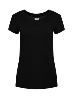 L'AGENCE T-Shirt A Col Rond En Coton Cory