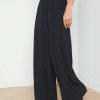 L'AGENCE Pantalon A Jambe Large Plisse Nova