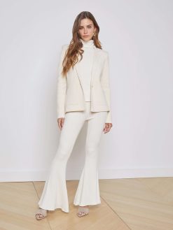 L'AGENCE Blazer En Tricot Dentelle