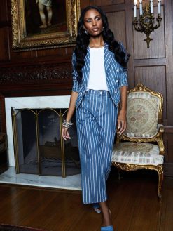 L'AGENCE Blazer En Jean Raye Wayne