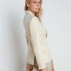 L'AGENCE Blazer En Melange De Lin Chamberlain