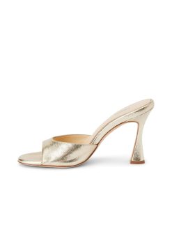 L'AGENCE Mules A Bout Ouvert En Cuir Avery