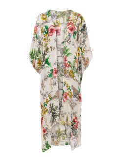 L'AGENCE Cache-Maillot Kimono En Soie Melangee Kara