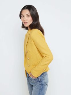 L'AGENCE Blazer Ouvert Sur Le Devant Brooke