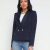 L'AGENCE Blazer A Revers En Satin Imogen