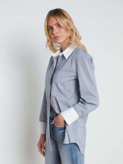 L'AGENCE Tunique En Melange De Coton Malia