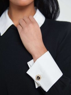 L'AGENCE April - Pull Avec Boutons De Manchette