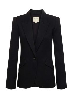 L'AGENCE Blazer En Melange De Lin Chamberlain